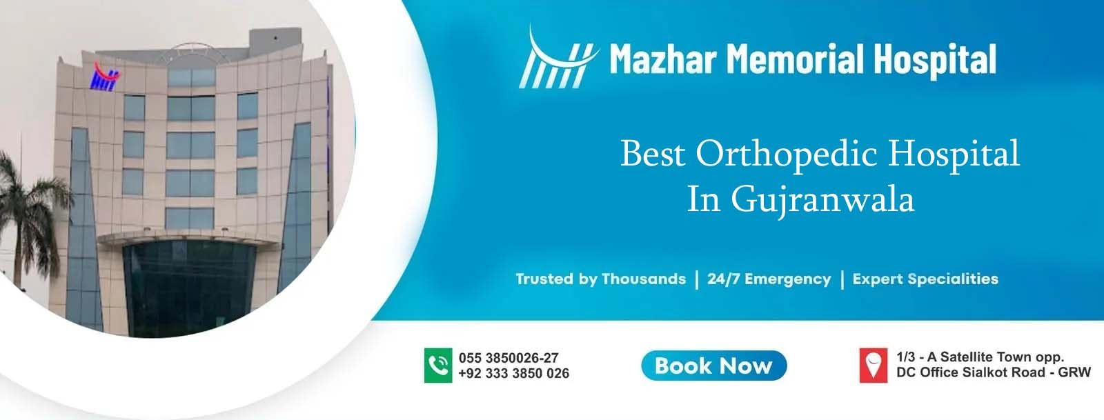 Orthopaedics & Bone Care best orthopedic doctor in gujranwala